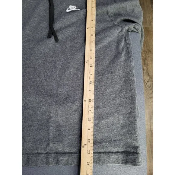 Nike Sportswear Club Pullover Hooded Shirt Gray Men's SZ M BV2746 *flaw - Picture 7 of 9